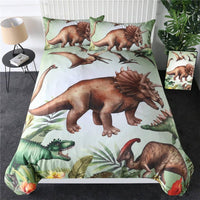 Dinosaur Bedding 3D Cartoon Jurassic Printed Bedclothes For Boys Home Textiles - Lusy Store