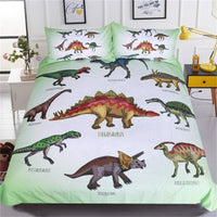 Dinosaur Bedding 3D Cartoon Jurassic Printed Bedclothes For Boys Home Textiles - Lusy Store