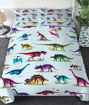 Dinosaur Bedding 3D Cartoon Jurassic Printed Bedclothes For Boys Home Textiles - Lusy Store