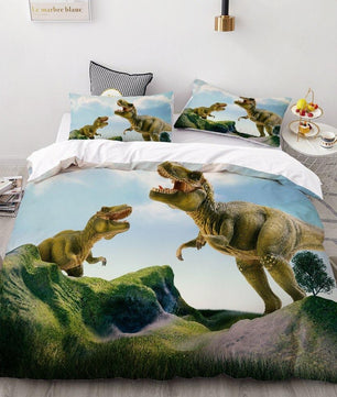 Dinosaur Bedding 3D HD Printing Cover Bed Set Kids Baby Children Bedclothes - Lusy Store