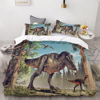 Dinosaur Bedding 3D HD Printing Cover Bed Set Kids Baby Children Bedclothes - Lusy Store