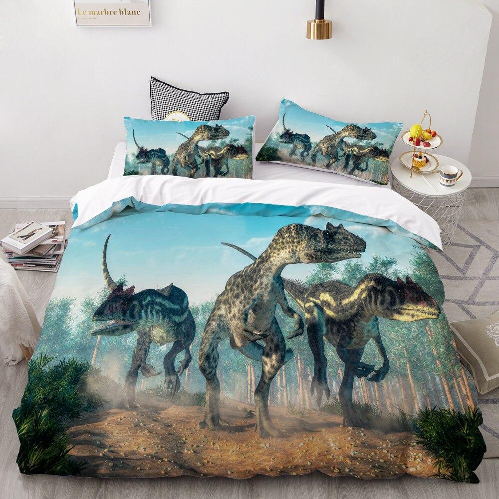 Dinosaur Bedding 3D HD Printing Cover Bed Set Kids Baby Children Bedclothes - Lusy Store