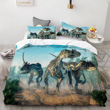 Dinosaur Bedding 3D Printing Kids Baby Children Jurassic Park Bedclothes - Lusy Store