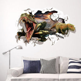 Dinosaur Wall Sticker Waterproof Decorative Painting Removable M