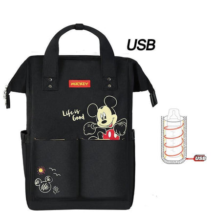 Disney Backpacks Mummy Bag Multifunction Large Capacity Double Shoulder - Lusy Store