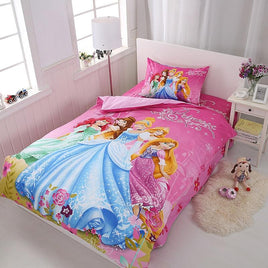 Disney Cartoon Princess Kids Girls Bedding Set - Lusy Store