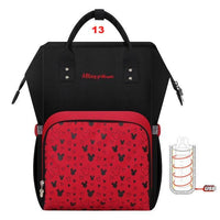 Disney Diaper Bag Backpack USB Bottle Insulation - Lusy Store