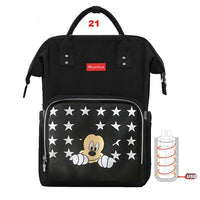 Disney Diaper Bag Backpack USB Bottle Insulation - Lusy Store