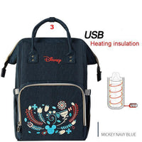 Disney Diaper Bag Backpack USB Bottle Insulation - Lusy Store