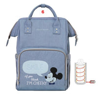 Disney Diaper Bag Backpack USB Bottle Insulation - Lusy Store