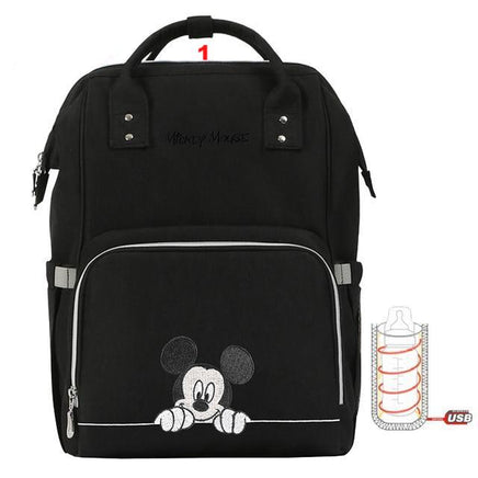 Disney Diaper Bag Backpack USB Bottle Insulation - Lusy Store
