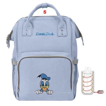 Disney Diaper Bag Backpack USB Bottle Insulation - Lusy Store