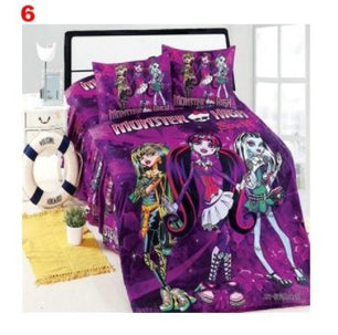 Disney frozen bedding set duvet cover bed sheet pillow cases twin single size pink - Lusy Store