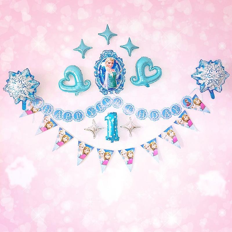 Disney Frozen Theme Elsa Balloons Party For Kids Collection - Lusy Store