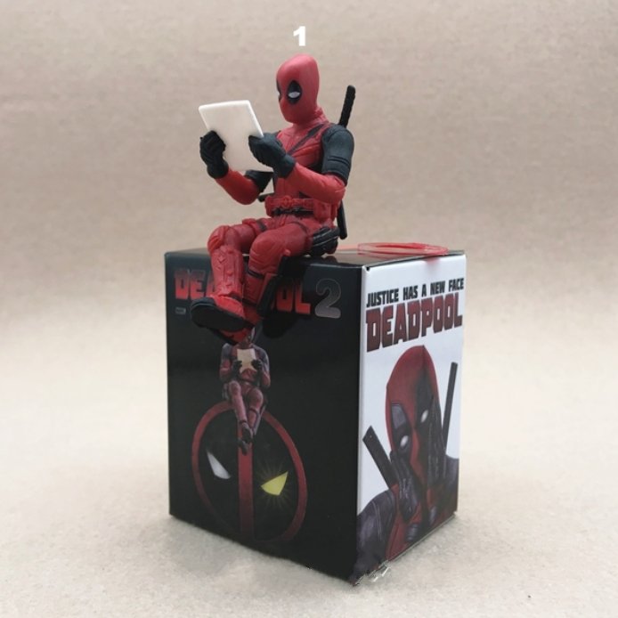 Disney Marvel X-Men Deadpool 2 Action Figure Sitting Posture Doll Decoration PVC Collection - Lusy Store