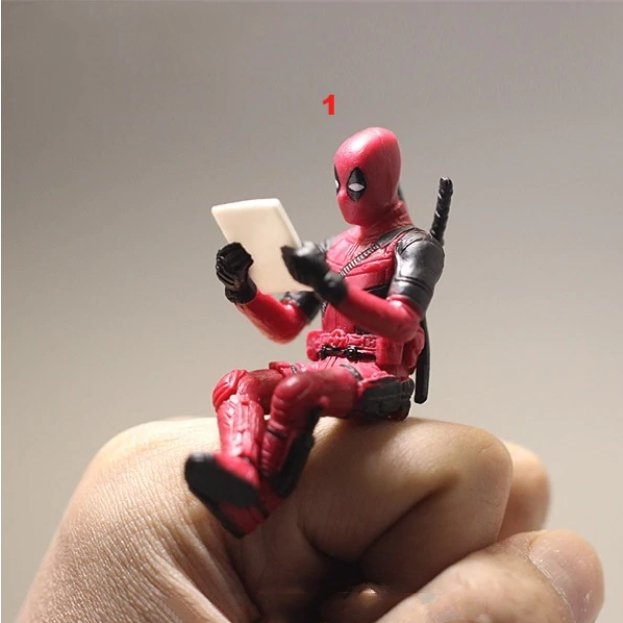 Disney Marvel X-Men Deadpool 2 Action Figure Sitting Posture Doll Decoration PVC Collection - Lusy Store