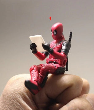 Disney Marvel X-Men Deadpool 2 Action Figure Sitting Posture Doll Decoration PVC Collection - Lusy Store