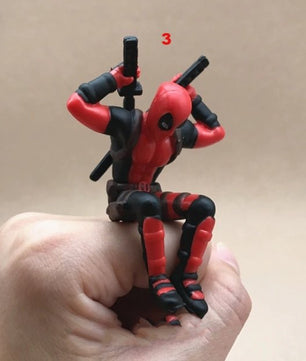 Disney Marvel X-Men Deadpool 2 Action Figure Sitting Posture Doll Decoration PVC Collection - Lusy Store