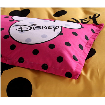 Disney Mickey Mouse Duvet Cover Set Bedding Set for Children Bedroom Decor Bed Linen - Lusy Store