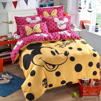 Disney Mickey Mouse Duvet Cover Set Bedding Set for Children Bedroom Decor Bed Linen - Lusy Store