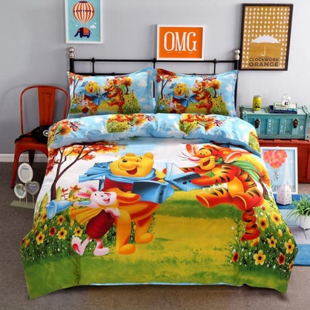 Disney Mickey Mouse Winnie Duvet Cover Set Bedding Set for Children Bedroom Decor - Lusy Store