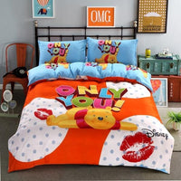 Disney Mickey Mouse Winnie Duvet Cover Set Bedding Set for Children Bedroom Decor - Lusy Store