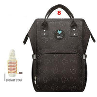 Disney Mochila Maternidade Waterproof Diaper Bags USB Bottle Feeding Travel Backpack - Lusy Store