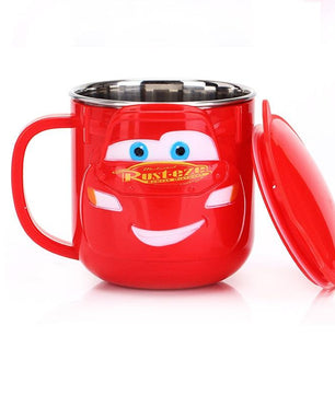 Disney Mugs Home Anti-Fall Kindergarten Stainless Steel Mouth Cup Toddler Baby With Lid M012 - Lusy Store
