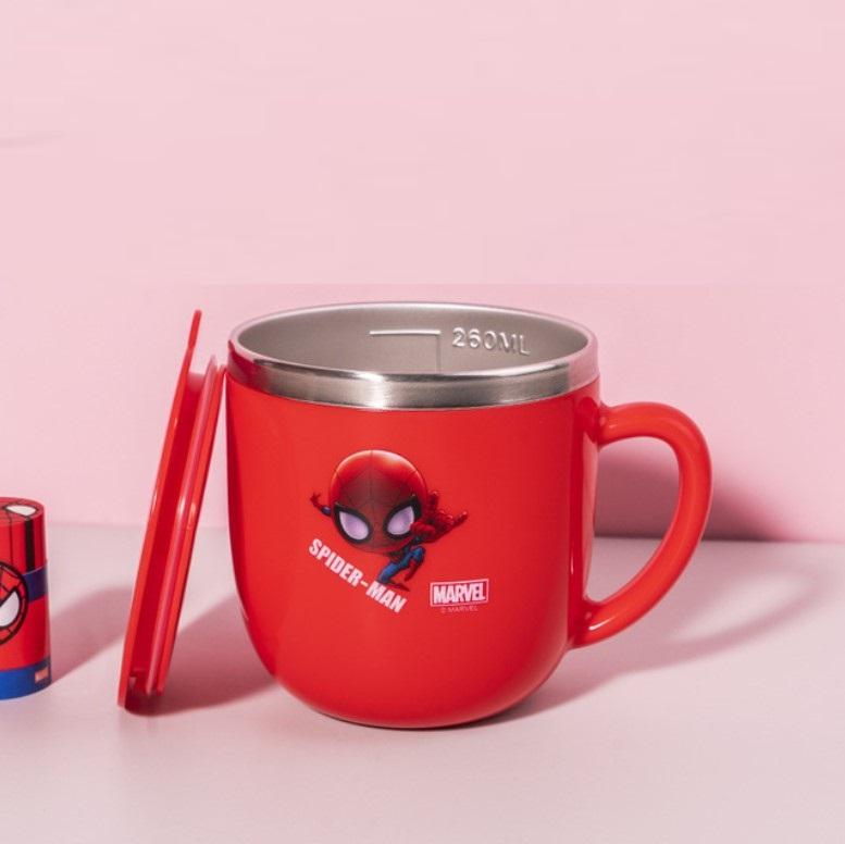 Disney Mugs Home Anti-Fall Kindergarten Stainless Steel Mouth Cup Toddler Baby With Lid M013 - Lusy Store