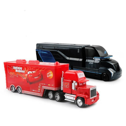 Disney Pixar Cars Toys Lightning McQueen Jackson Storm Mack Uncle Truck 1:55 Diecast - Lusy Store