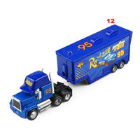 Disney Pixar Cars Toys Lightning McQueen Jackson Storm Mack Uncle Truck 1:55 Diecast - Lusy Store