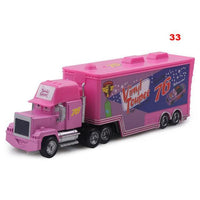 Disney Pixar Cars Toys Lightning McQueen Jackson Storm Mack Uncle Truck 1:55 Diecast - Lusy Store