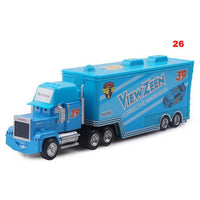Disney Pixar Cars Toys Lightning McQueen Jackson Storm Mack Uncle Truck 1:55 Diecast - Lusy Store