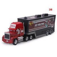 Disney Pixar Cars Toys Lightning McQueen Jackson Storm Mack Uncle Truck 1:55 Diecast - Lusy Store