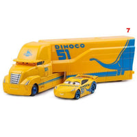 Disney Pixar Cars Toys Lightning McQueen Jackson Storm Mack Uncle Truck 1:55 Diecast - Lusy Store
