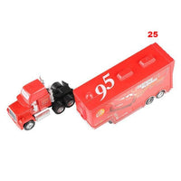 Disney Pixar Cars Toys Lightning McQueen Jackson Storm Mack Uncle Truck 1:55 Diecast - Lusy Store