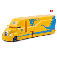 Disney Pixar Cars Toys Lightning McQueen Jackson Storm Mack Uncle Truck 1:55 Diecast - Lusy Store