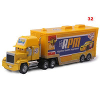 Disney Pixar Cars Toys Lightning McQueen Jackson Storm Mack Uncle Truck 1:55 Diecast - Lusy Store