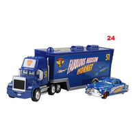 Disney Pixar Cars Toys Lightning McQueen Jackson Storm Mack Uncle Truck 1:55 Diecast - Lusy Store