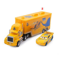 Disney Pixar Cars Toys Lightning McQueen Jackson Storm Mack Uncle Truck 1:55 Diecast - Lusy Store