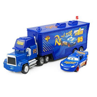 Disney Pixar Cars Toys Lightning McQueen Jackson Storm Mack Uncle Truck 1:55 Diecast - Lusy Store