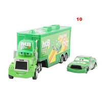 Disney Pixar Cars Toys Lightning McQueen Jackson Storm Mack Uncle Truck 1:55 Diecast - Lusy Store