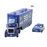 Disney Pixar Cars Toys Lightning McQueen Jackson Storm Mack Uncle Truck 1:55 Diecast - Lusy Store