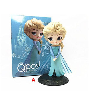 Disney Princess Figures Frozen Elsa Anna Rapunzel Belle Cinderella Alice Snow White Ariel Action Figures PVC Model Collection - Lusy Store