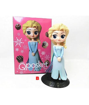Disney Princess Figures Frozen Elsa Anna Rapunzel Belle Cinderella Alice Snow White Ariel Action Figures PVC Model Collection - Lusy Store