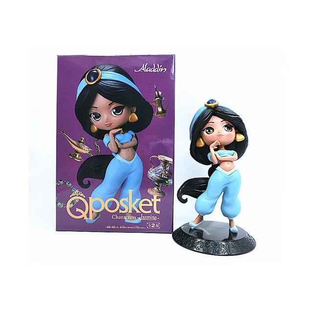 Disney Princess Figures Frozen Elsa Anna Rapunzel Belle Cinderella Alice Snow White Ariel Action Figures PVC Model Collection - Lusy Store
