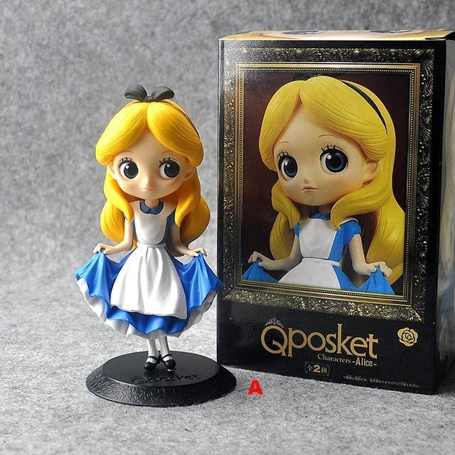 Disney Princess Figures Frozen Elsa Anna Rapunzel Belle Cinderella Alice Snow White Ariel Action Figures PVC Model Collection - Lusy Store