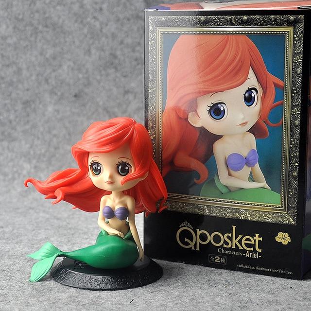 Disney Princess Figures Frozen Elsa Anna Rapunzel Belle Cinderella Alice Snow White Ariel Action Figures PVC Model Collection - Lusy Store
