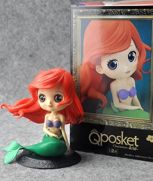 Disney Princess Figures Frozen Elsa Anna Rapunzel Belle Cinderella Alice Snow White Ariel Action Figures PVC Model Collection - Lusy Store