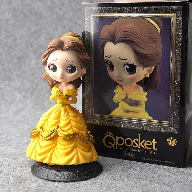Disney Princess Figures Frozen Elsa Anna Rapunzel Belle Cinderella Alice Snow White Ariel Action Figures PVC Model Collection - Lusy Store